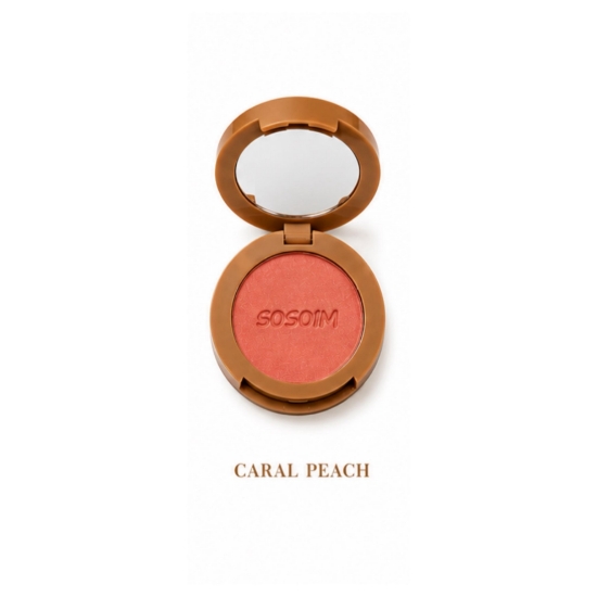 صورة Coral Peach Velvet Blusher